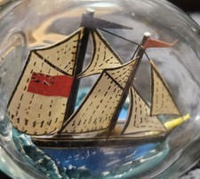 VINTAGE Small SHIP IN BOTTLE