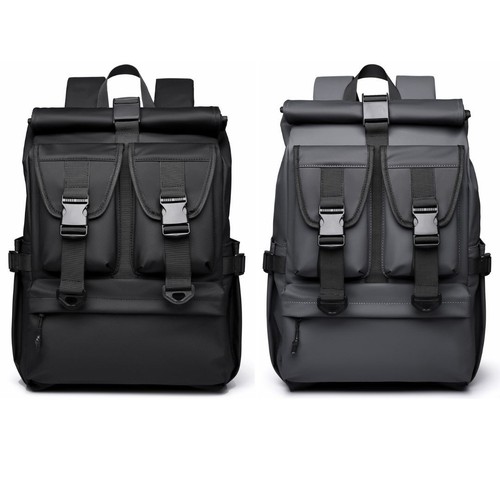 Roll top backpack laptop - roll,