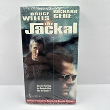 BRAND NEW The Jackal (VHS; 1998) Bruce Willis Richard Gere RARE Sealed OOP