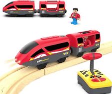 Remote Train Battery Operated Locomotive For Thomas Brio Wooden Track Kid Toys