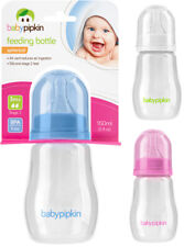 Baby Bottle X2 Small  150ml Plastic Round Shape Milk Babies Water Air Vent 3m+