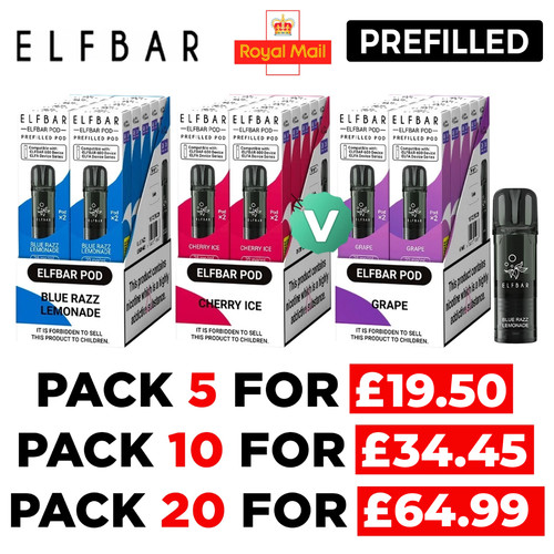 Elf bar 600 prefilled pods - elf,