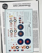 Airfix 1:72 Avro Lancaster bomber Mk.I model kit started project 