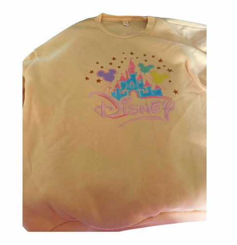Disney castle logo beige - logo,