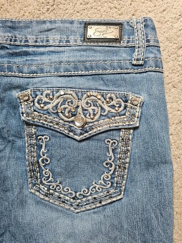 Y2k embellished mid rise - y2k,, embellished,