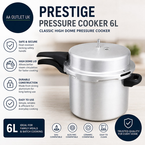 Prestige pressure cooker - pressure, 6l
