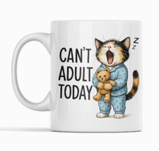 Cat Mug 11oz White Ceramic
