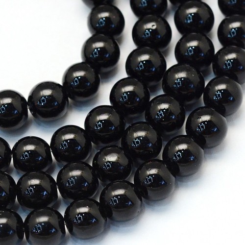 Glass faux pearl round - pearl,