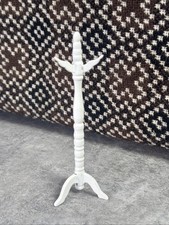 Dolls House Coat Stand White Wooden Hallway Miniature