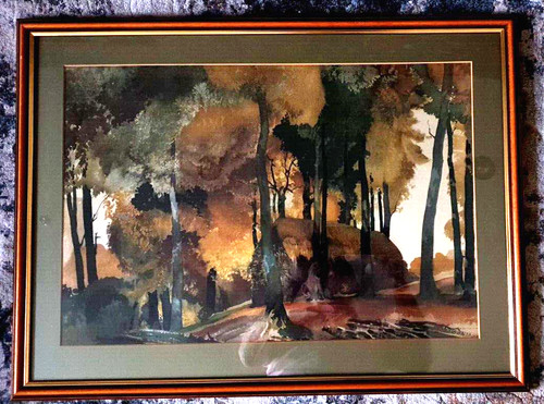 Framed glazed print the - framed, f&r