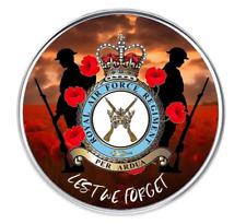 RAF Regiment Royal Air Force remembrance lest we forget lapel pin badge 25mm