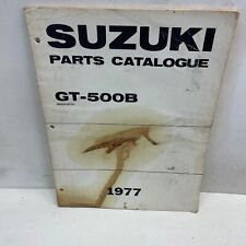 SUZUKI VINTAGE 1977 PARTS CATALOUGUE GT-500B