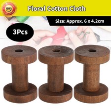 3Pcs Wooden Empty Thread