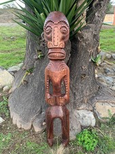 Marquesan Tiki Half Statue