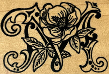 PSX Capital M Floral Rubber