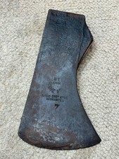 HUGE Vintage Elwell 7lb Axe Head With Perfect Stamp 