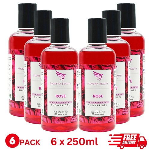 Rose shower gel - rose, 6x250ml