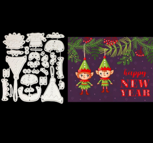 Christmas elf metal cutting - metal,