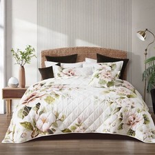 Bianca Rosalia White Coverlet
