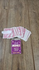 Vintage showgirl playing cards