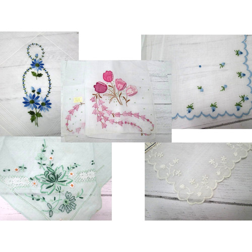 Vintage handkerchief lot - vintage,