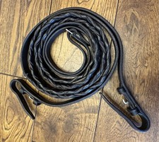 Black English Leather Laced