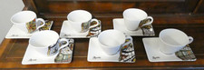 6 Espresso cups & saucers -