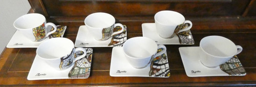Espresso cups saucers - cups,