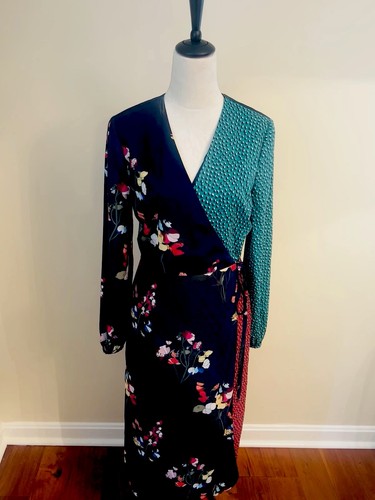 Ted baker faux - wrap, midi