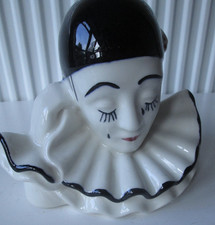 Vintage large white & black