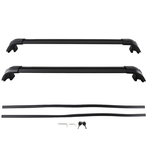 Aluminum roof rack cross bars - aluminum,