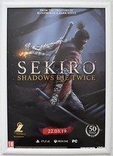 Sekiro Shadows Die Twice RARE PS4 XBOX ONE 42cm x 59cm Promotional Poster #1