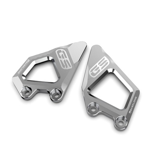 Motorcycle rear heel guard - rear,