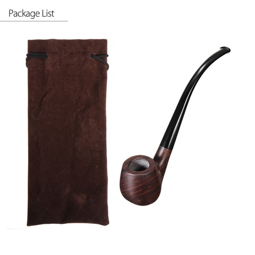 Churchwarden long ebony brown - ebony,