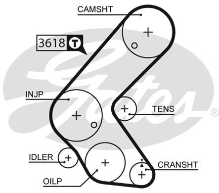 Gates k045563xs timing - timing, belt