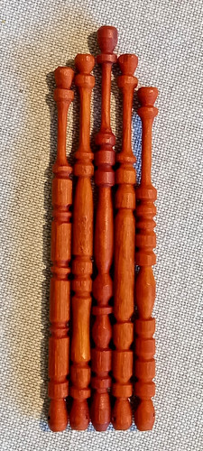 Bobbin lace 5x - (lot,