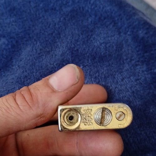 Gold plate tone metal very - metal, old
