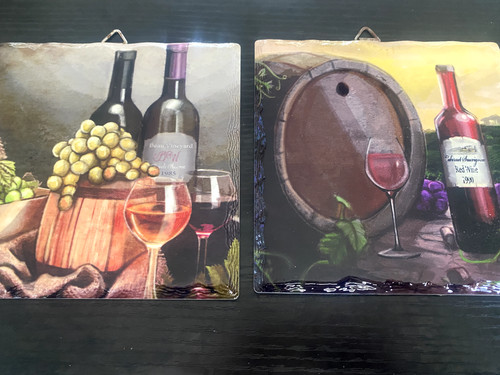Decorative wine design wall - wine,