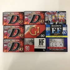 Joblot x9 BLANK AUDIO CASSETTE