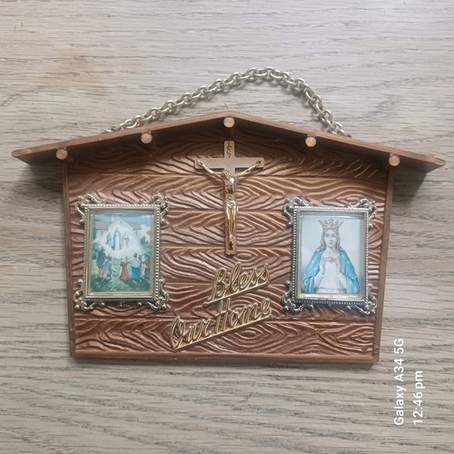 Vintage bless our home - our, home"