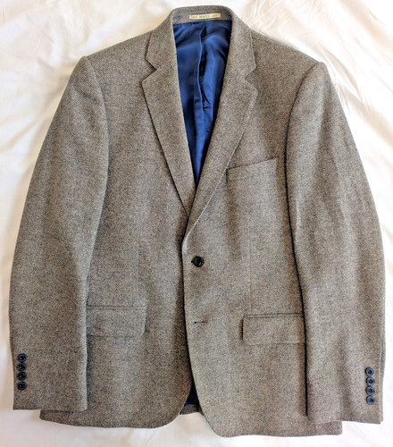 Magee brown herringbone - brown,