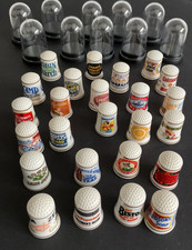 Franklin Mint.  Village Store Collection. Full Set x25. With Individual Domes.