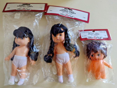 Vintage fibre craft dolls - 3,