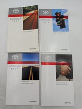 2014 Toyota Corolla Owners Manual Quick Reference Guide Free Shipping 