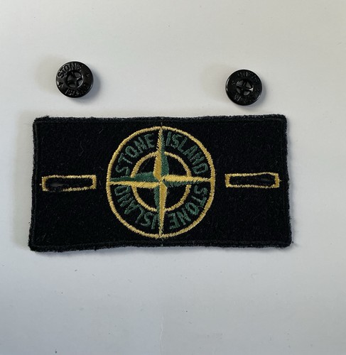 Stone island embroidered badge - stone,