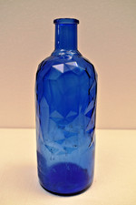 Antique Cobalt Blue Faceted