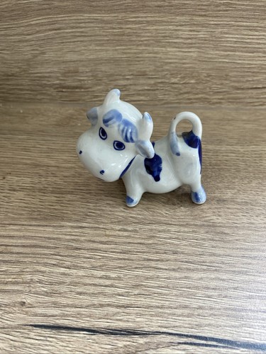 Vintage delft blue cow - delft,