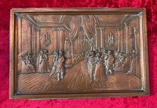 Antique Bronze bas relief