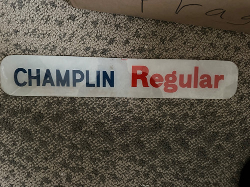 Champlin oil sign vintage - oil,