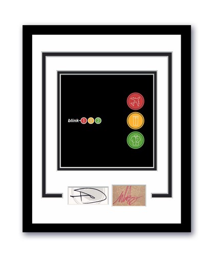 Blink 182 autographed signed - blink,